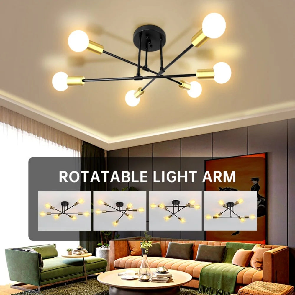 Modern Chandelier LED Bulbs Ceiling Lamp