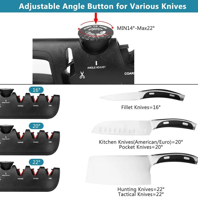 Angle Adjustable Knife Sharpener