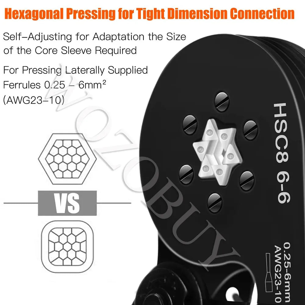 WOZOBUY Hexagonal Self-Adjustable Ratchet