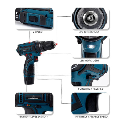 Multifunctional Electric Cordless Screwdriver