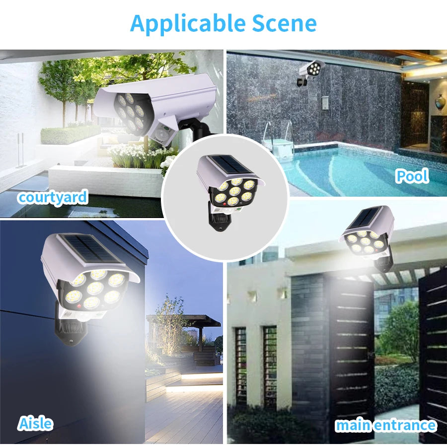 77 LEDs Outdoor Solar Lights