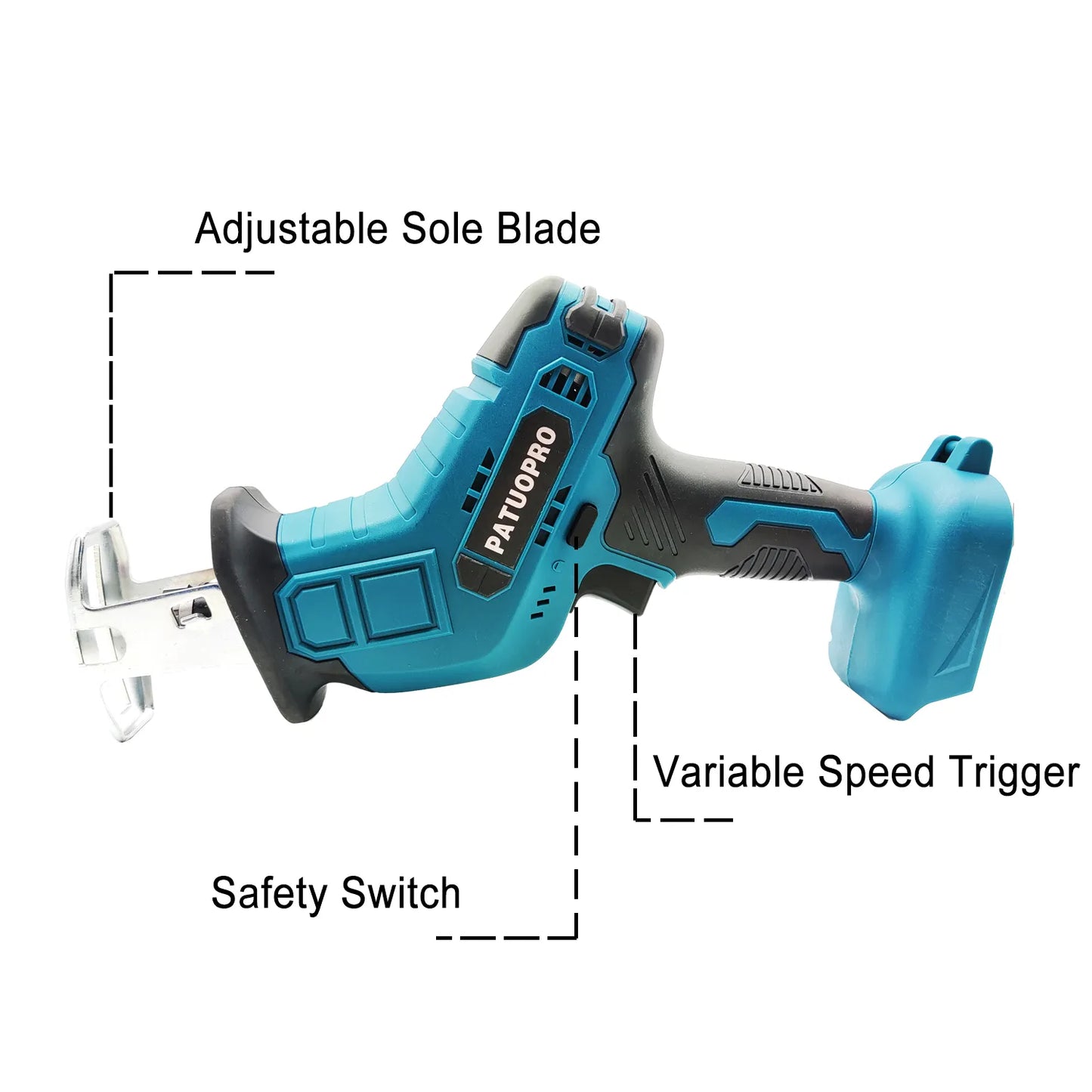 Adjustable Cordless Reciprocating Saw