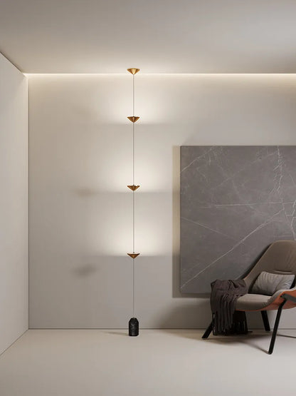 Minimalist wall floor lamp