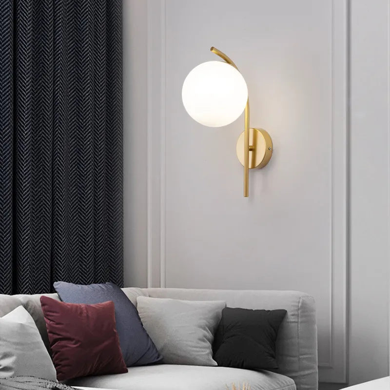 Wall LED Lamps Lighting with Glass Ball