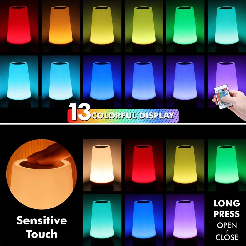 13 Color Changing Night Light RGB Remote Control