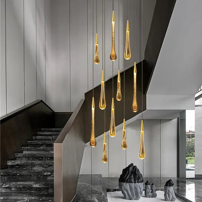 Crystal Led Pendant Lights For Bedroom