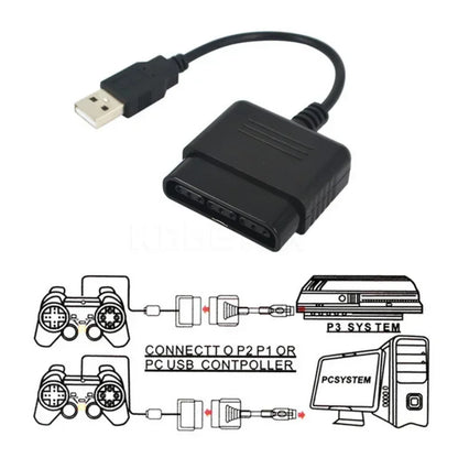 USB Adapter Converter Cable for Gaming Controller