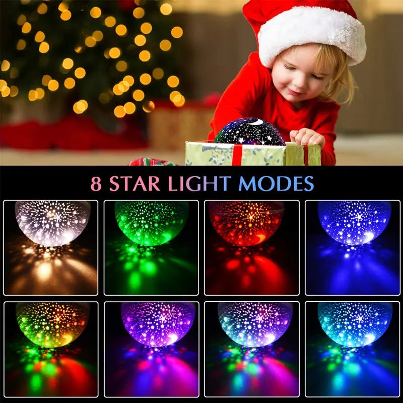 Starry Projector Night Light Lamp