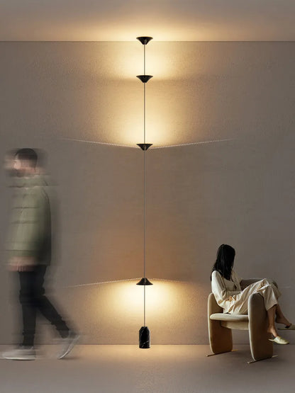 Minimalist wall floor lamp