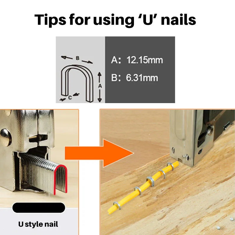 3in1 Stapler Nail Gun