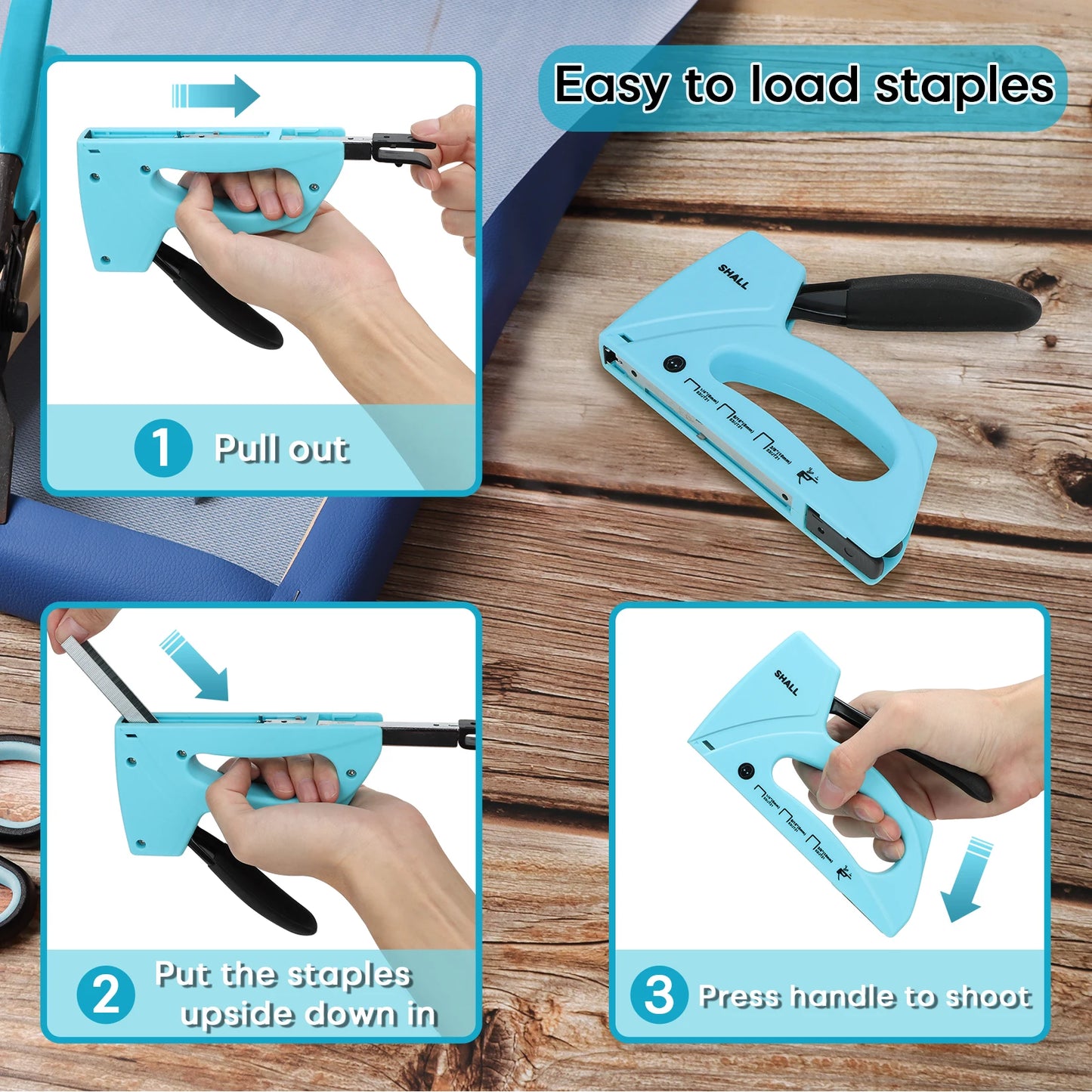 SHALL Nail Gun for Woodworking Light Duty