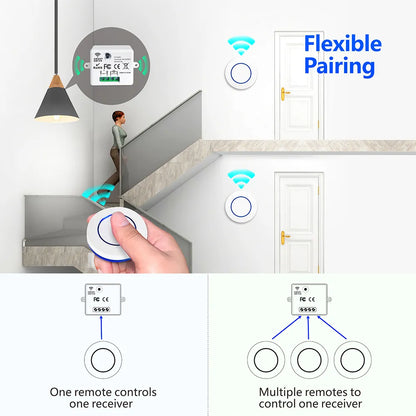 RF433MHz Wireless Smart Light Switch