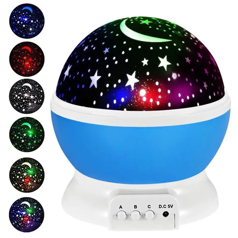 Starry Projector Night Light Lamp