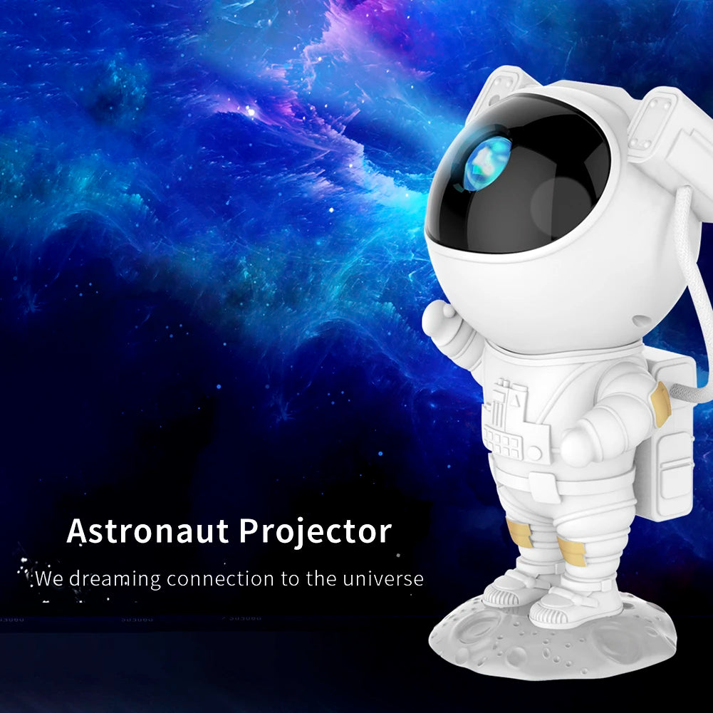 Starry Sky Astronaut Night Light Projector Lamp