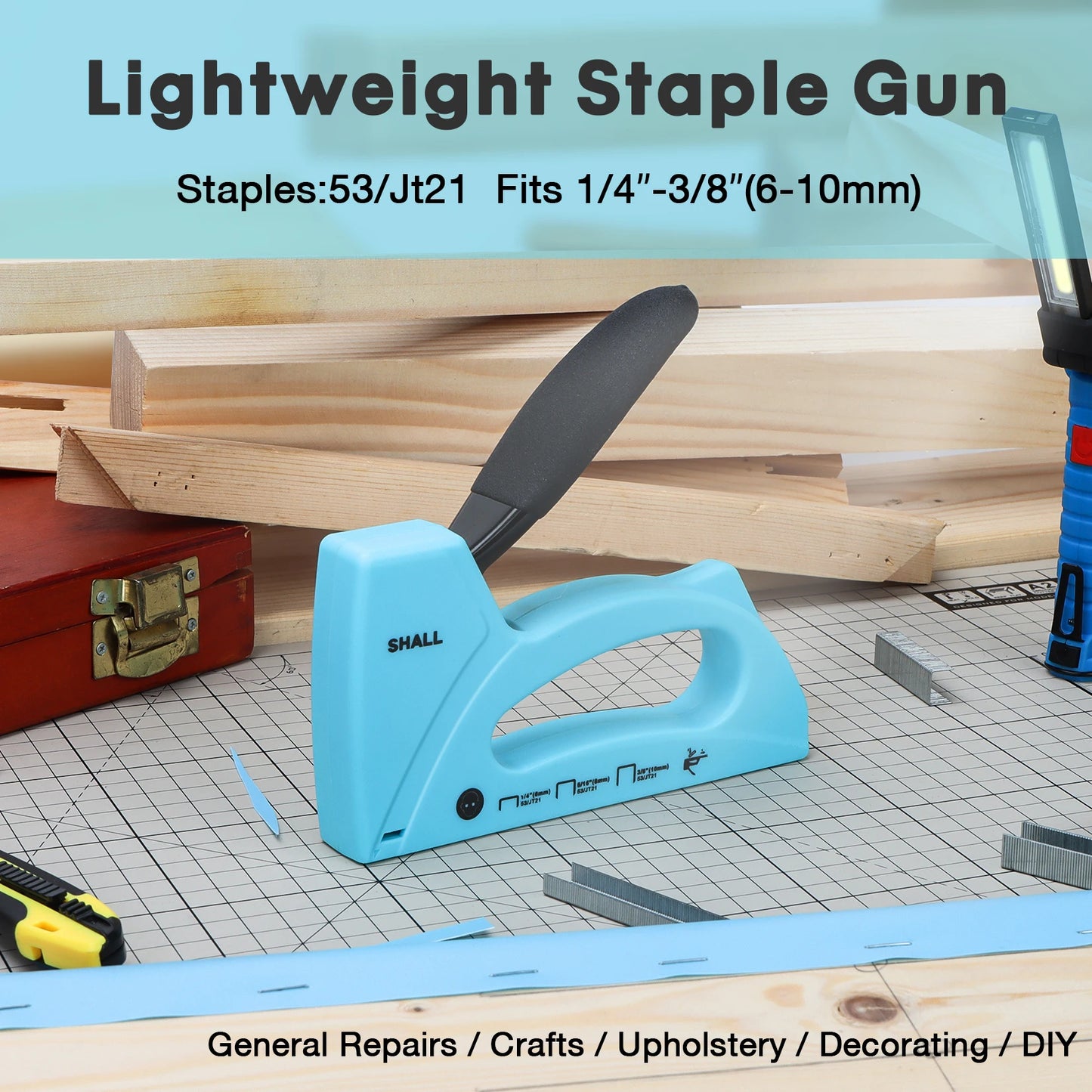 SHALL Nail Gun for Woodworking Light Duty