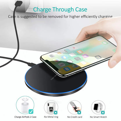 30W Fast Wireless Charger Pad