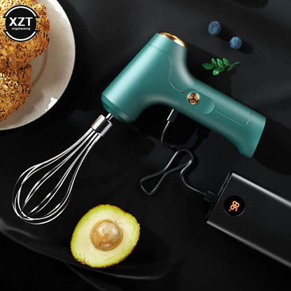 USB Wireless Hand Mixer: 3-Speed Power