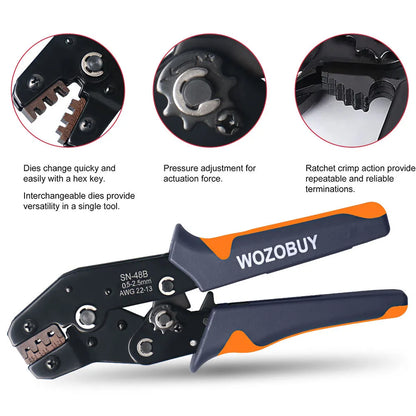 WOZOBUY SN-48B Pin Crimping Tools