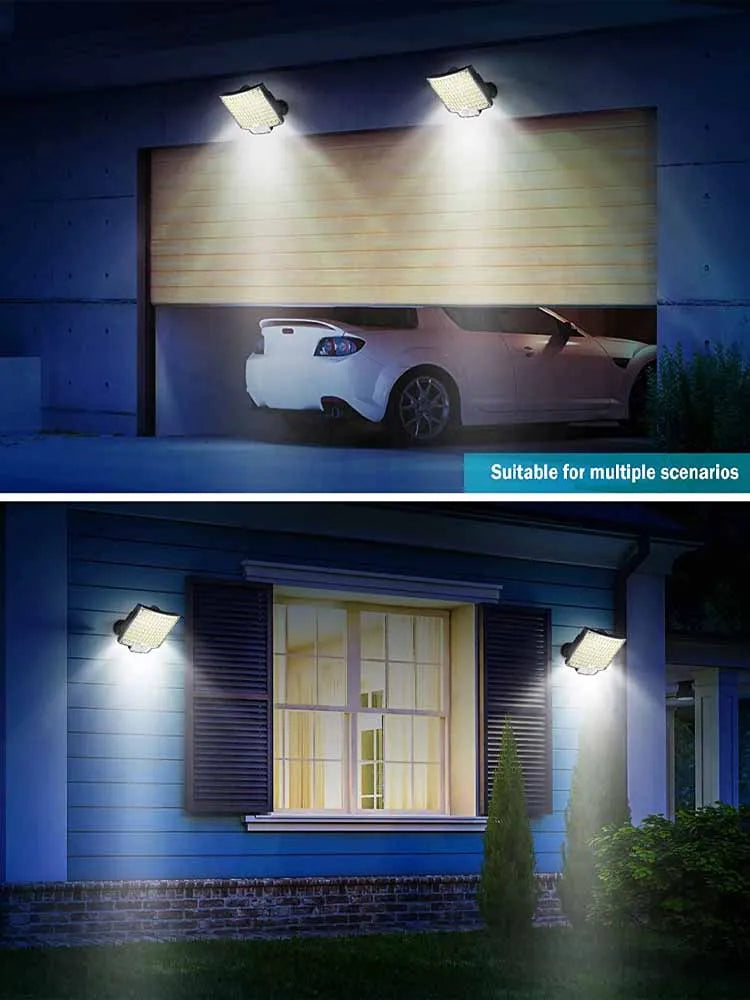 LED Outdoor Waterproof Solar Light with Motion Sensor Floodlight