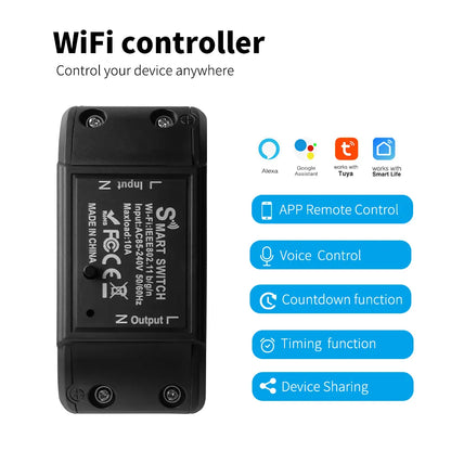 Tuya WiFi Smart Switch APP Wireless Controller