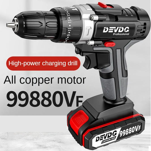 16.8V cordless impact drill 650W high-power electric drill