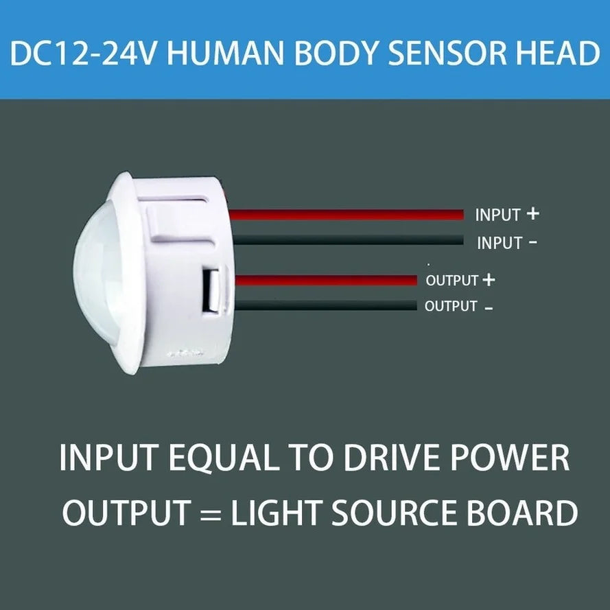 DC 12V-24V Automatic Sensor Light Switch