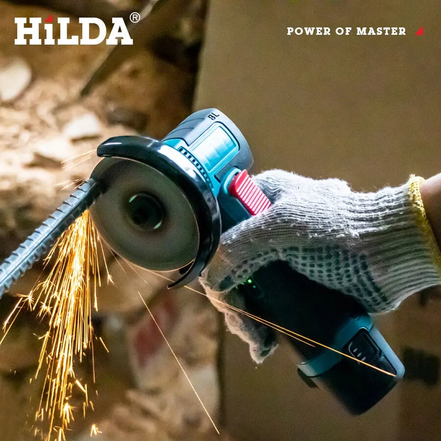 HILDA 12v Rechargeable Mini Angle Grinder