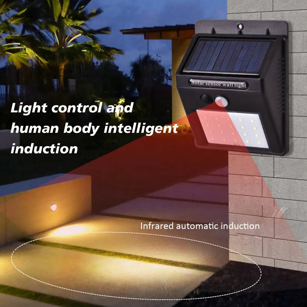 Outdoor Solar Light Lamp with Motion Sensor