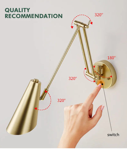 Adjustable Swing Wall LED Lamp