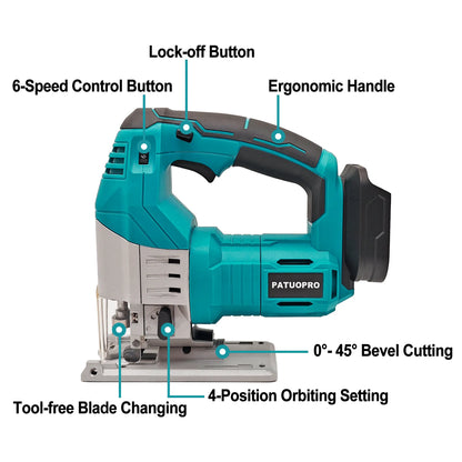 18V Heavy-Duty Brushless Cordless Jig Saw