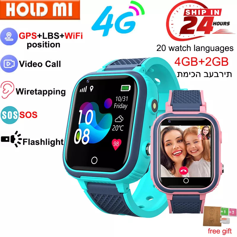 LT21 4G Smart Watch Kids GPS WIFI Video Call