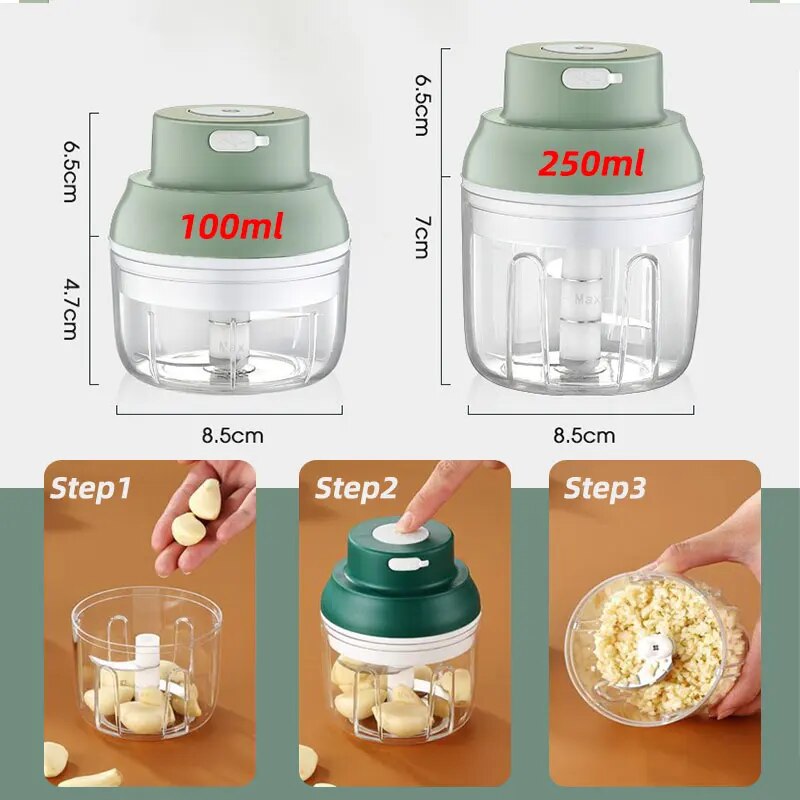 Electric Garlic Press Crusher