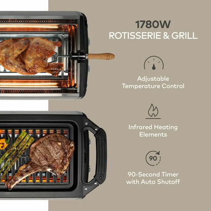 Smokeless Indoor Non-Stick Grill