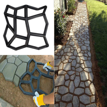 DIY Garden Mold Manually Paving Cement Brick Stone