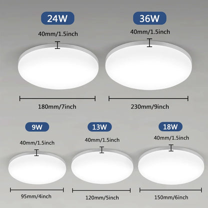 LED Ceiling Lamp PIR Motion Sensor Ceiling Night Light