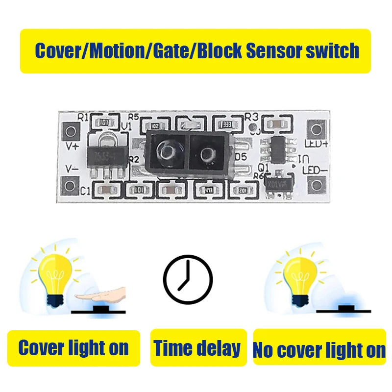 5A DC 3.7V-24V Hand Sweep Sensor Switch