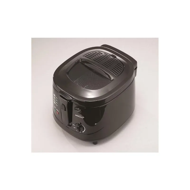 DF-725 1500w 12-Cup Electric Deep Fryer, Black  Kitchen Accessories