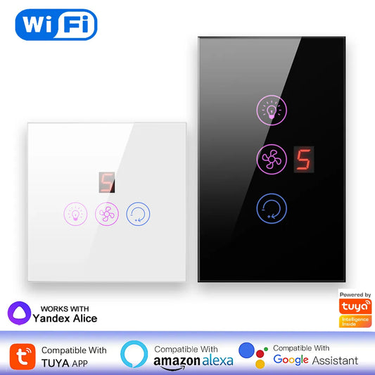 Tuya Smart WIFI Fan Light Switch Controller