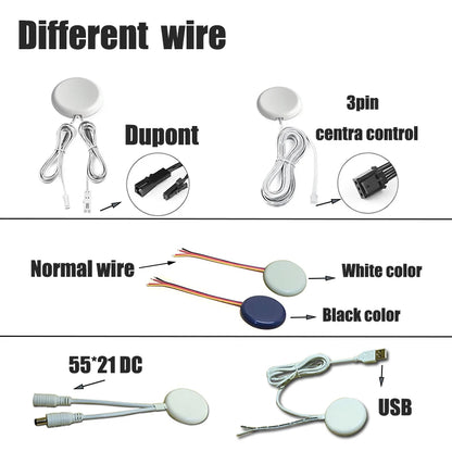 Sweep Dimmer Sensor Penetrating Switch