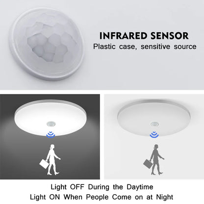 LED Ceiling Lamp PIR Motion Sensor Ceiling Night Light