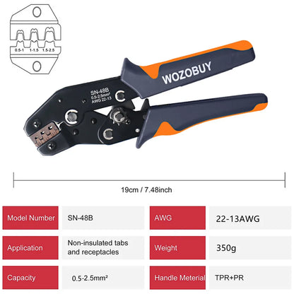 WOZOBUY SN-48B Pin Crimping Tools