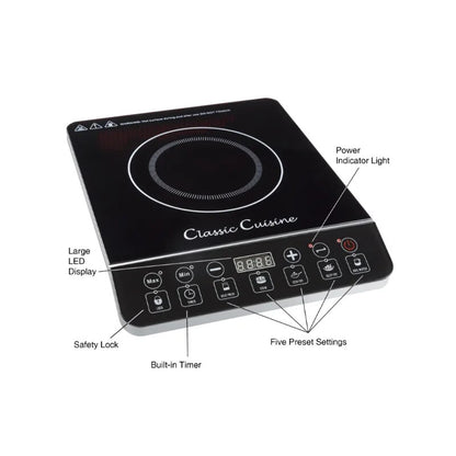 Classic Cuisine Induction Cooktop Burner