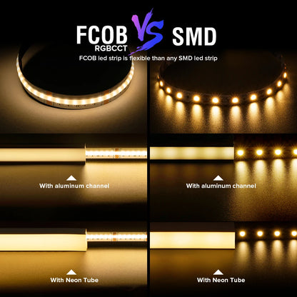 FCOB RGBCCT LED Light Strip