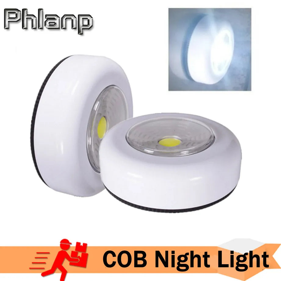 Phlanp COB LED Under Cabinet Light With Adhesive Sticker