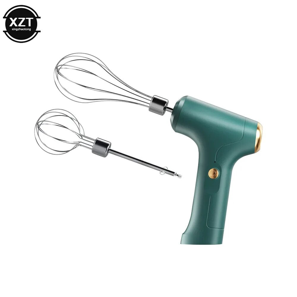 USB Wireless Hand Mixer: 3-Speed Power