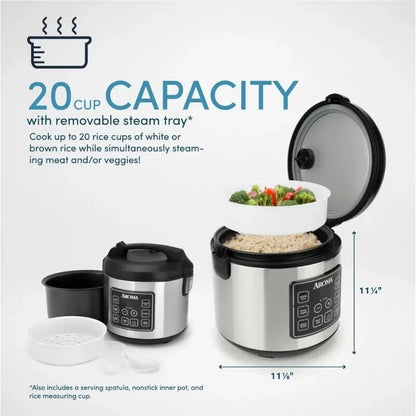 20-Cup Programmable Rice & Grain Cooker and Multi-Cooker