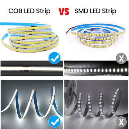 5M 10M COB LED Strip Lights