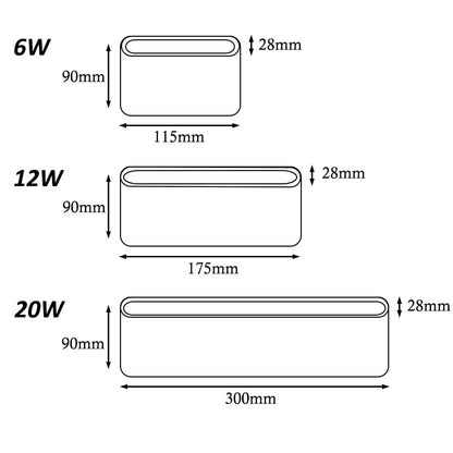 LED Outdoor Waterproof IP65 Porch Wall Light