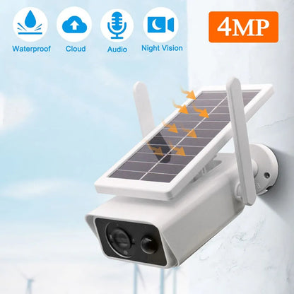 4MP Solar Camera Surveillance Security Protection