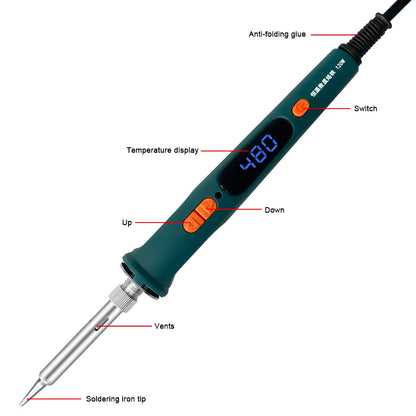 120W Digital Soldering Iron Kit